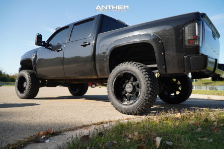 1 2010 Silverado 1500 Chevrolet Rough Country Suspension Lift 7in Anthem Commander Matte Black