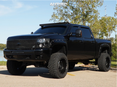 1 2010 Silverado 1500 Chevrolet Rough Country Suspension Lift 7in Anthem Commander Matte Black