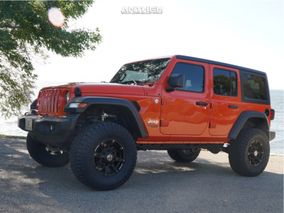 1 2018 Wrangler Jeep Teraflex Suspension Lift 35in Anthem Defender Matte Black