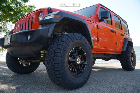 1 2018 Wrangler Jeep Teraflex Suspension Lift 35in Anthem Defender Matte Black