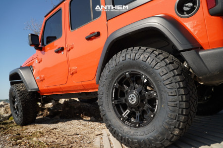1 2018 Wrangler Jeep Teraflex Suspension Lift 35in Anthem Defender Matte Black