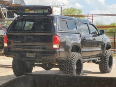 1 2017 Tacoma Toyota Rough Country Suspension Lift 6in Anthem Equalizer Matte Black