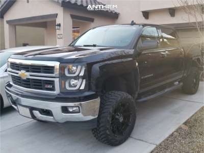 2015 Chevrolet Silverado 1500 - 20x9 -12mm - Anthem Off-Road Defender - Suspension Lift 6.5" - 305/55R20