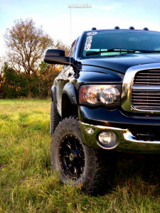 1 2004 Ram 2500 Dodge Rough Country Suspension Lift 3in Anthem Instigator Black