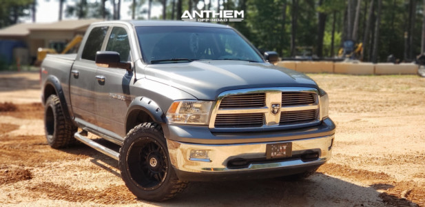 2012 Ram 1500 - 20x12 -44mm - Anthem Off-Road Enforcer - Air Suspension - 33" x 12.5"
