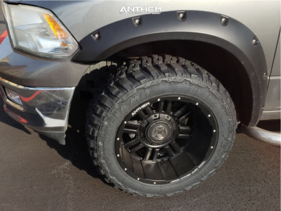 1 2012 1500 Ram Stock Air Suspension Anthem Enforcer Matte Black