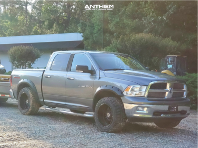 1 2012 1500 Ram Stock Air Suspension Anthem Enforcer Matte Black