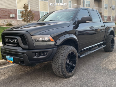 2016 Ram 1500 - 20x12 -44mm - Anthem Off-Road Defender - Stock Suspension - 33" x 12.5"