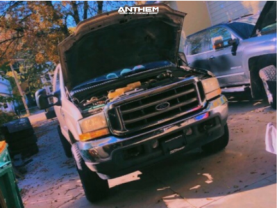 2002 Ford F-350 Super Duty - 20x10 -24mm - Anthem Off-Road Instigator - Stock Suspension - 275/60R20