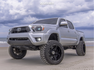 1 2013 Tacoma Toyota Maxtrac Suspension Lift 7in Anthem A751 Machined Accents