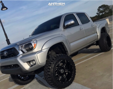 1 2013 Tacoma Toyota Maxtrac Suspension Lift 7in Anthem A751 Machined Accents