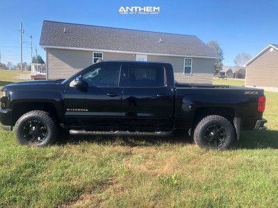 1 2017 Silverado 1500 Chevrolet Rough Country Leveling Kit Anthem Defender Black