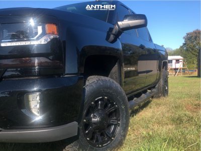 1 2017 Silverado 1500 Chevrolet Rough Country Leveling Kit Anthem Defender Black