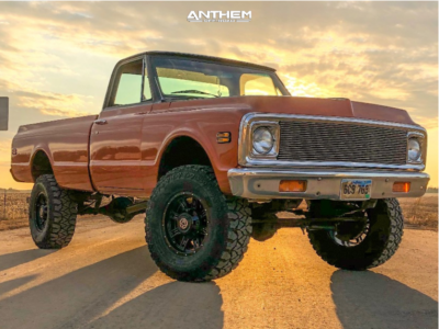 1971 Chevrolet K20 Pickup - 17x9 0mm - Anthem Off-Road Instigator - Suspension Lift 4" - 35" x 12.5"