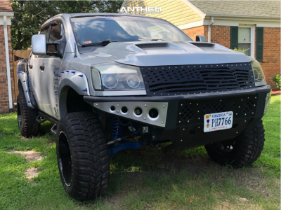 2006 Nissan Titan - 20x12 -44mm - Anthem Off-Road Gunner - Suspension Lift 6" & Body 3" - 35" x 12.5"