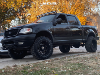 1 2001 F 150 Ford Rough Country Suspension Lift 25in Anthem Enforcer Black