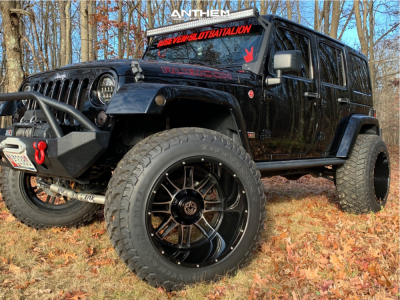 2013 Jeep Wrangler JK - 22x14 -76mm - Anthem Off-Road Instigator - Suspension Lift 4.5" - 37" x 13.5"