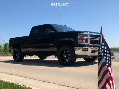 2015 Chevrolet Silverado 1500 - 20x10 -24mm - Anthem Off-Road Equalizer - Leveling Kit - 33" x 12.5"