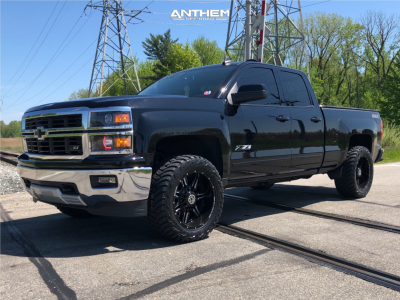 1 2015 Silverado 1500 Chevrolet Motofab Leveling Kit Anthem Equalizer Machined Accents