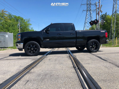 1 2015 Silverado 1500 Chevrolet Motofab Leveling Kit Anthem Equalizer Machined Accents