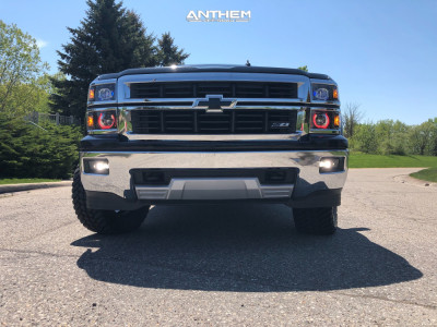 1 2015 Silverado 1500 Chevrolet Motofab Leveling Kit Anthem Equalizer Machined Accents