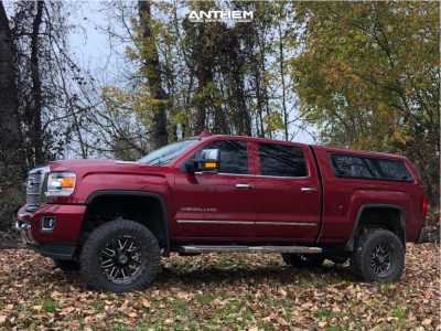 2018 GMC Sierra 2500 HD - 20x10 -24mm - Anthem Off-Road Gunner - Suspension Lift 4.5" - 35" x 12.5"