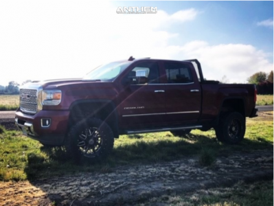 1 2018 Sierra 2500 Hd Gmc Bds Suspension Lift 45in Anthem Gunner Black