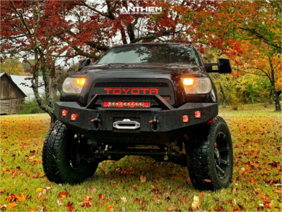 1 2008 Tundra Toyota Zone Suspension Lift 7in Anthem A712 Defender Matte Black
