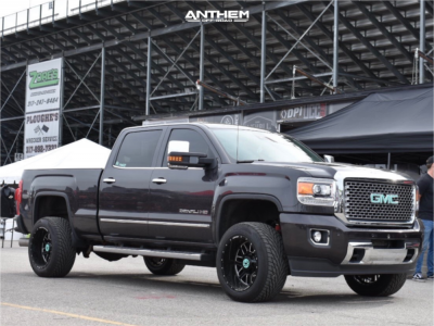 2015 GMC Sierra 2500 HD - 20x12 -44mm - Anthem Off-Road Gunner - Stock Suspension - 305/50R20