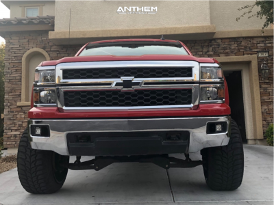1 2015 Silverado 1500 Chevrolet Superlift Suspension Lift 8in Anthem A755 Black