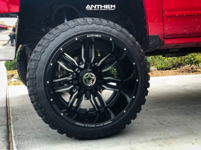 1 2015 Silverado 1500 Chevrolet Superlift Suspension Lift 8in Anthem A755 Black