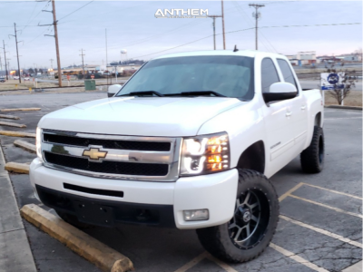 2010 Chevrolet Silverado 1500 - 20x10 -24mm - Anthem Off-Road Gunner - Suspension Lift 3.5" - 33" x 12.5"