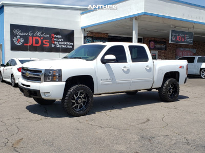 1 2010 Silverado 1500 Chevrolet Rough Country Suspension Lift 35in Anthem Gunner Machined Accents