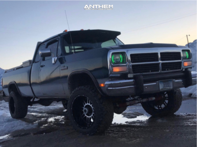1 1993 W250 Dodge Custom Suspension Lift 25in Anthem Instigator Machined Accents