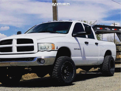 2003 Dodge Ram 3500 - 20x12 -44mm - Anthem Off-Road Aviator - Leveling Kit - 33" x 12.5"