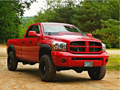 2008 Dodge Ram 3500 - 20x10 -24mm - Anthem Off-Road Gunner - Suspension Lift 2.5" - 35" x 12.5"