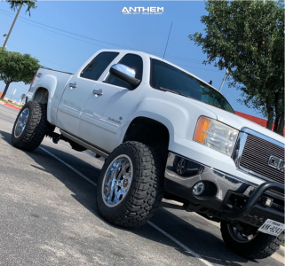 2012 GMC Sierra 1500 - 20x12 -44mm - Anthem Off-Road Commander - Suspension Lift 6" - 35" x 12.5"
