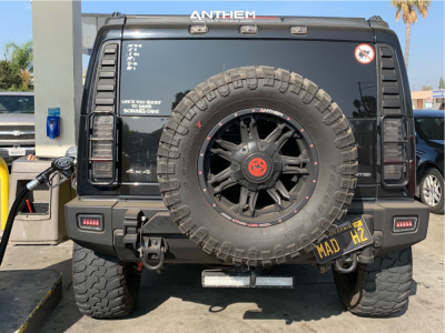 1 2006 H2 Hummer Rancho Leveling Kit Anthem Aviator Red