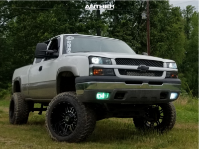 2003 Chevrolet Silverado 1500 - 20x12 -44mm - Anthem Off-Road Instigator - Suspension Lift 6" & Body 3" - 35" x 12.5"