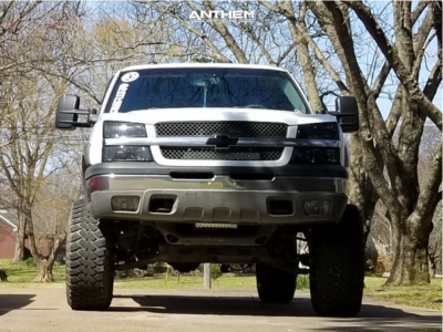 1 2003 Silverado 1500 Chevrolet Rough Country Suspension Lift 6in Body 3in Anthem Instigator Machined Black