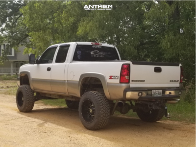 1 2003 Silverado 1500 Chevrolet Rough Country Suspension Lift 6in Body 3in Anthem Instigator Machined Black