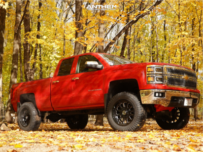 2014 Chevrolet Silverado 1500 - 20x10 -24mm - Anthem Off-Road Intimidator - Suspension Lift 6" - 35" x 12.5"