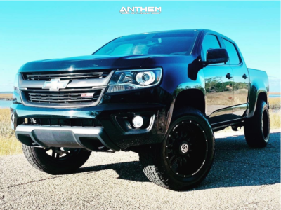 2016 Chevrolet Colorado - 20x10 -24mm - Anthem Off-Road Equalizer - Suspension Lift 3.5" - 275/60R20