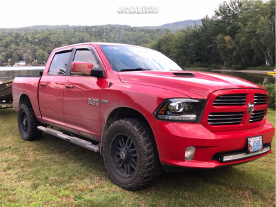 2016 Ram 1500 - 20x9 0mm - Anthem Off-Road Equalizer - Suspension Lift 2.5" - 35" x 12.5"