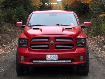 1 2016 1500 Ram Rough Country Suspension Lift 25in Anthem Equalizer Machined Accents