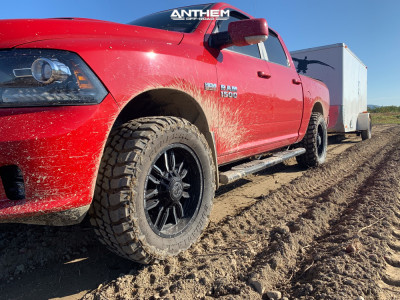 1 2016 1500 Ram Rough Country Suspension Lift 25in Anthem Equalizer Machined Accents