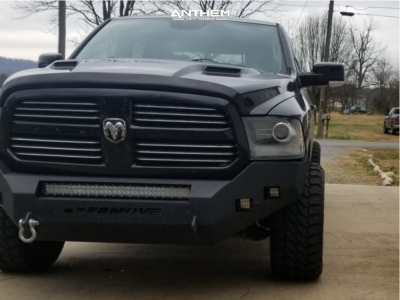 1 2014 1500 Ram Rough Country Leveling Kit Anthem Equalizer Machined Black