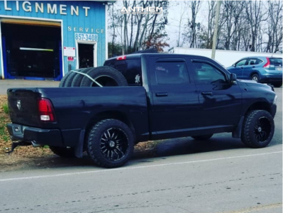 1 2014 1500 Ram Rough Country Leveling Kit Anthem Equalizer Machined Black