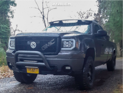 2011 GMC Sierra 1500 - 17x9 0mm - Anthem Off-Road Instigator - Suspension Lift 3" - 35" x 12.5"