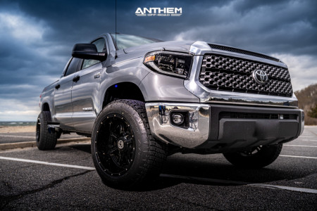 1 2019 Tundra Toyota Rough Country Leveling Kit Anthem Instigator Black